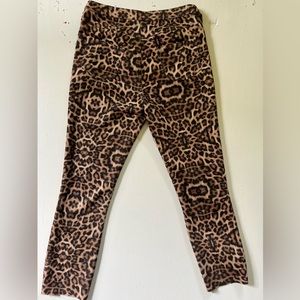 Superdown leopard print pants size S
